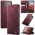 CaseMe iPhone Air Magnetic Wallet Case with RFID Blocking Red