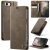 CaseMe iPhone 17e Magnetic Wallet Case with RFID Blocking Coffee