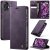 CaseMe Samsung Galaxy A07 4G/A06 4G/5G Magnetic Wallet Case with RFID Blocking Purple