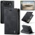 CaseMe iPhone Duo Wallet Case with 2 Card Slots, RFID Blocking & Kickstand Black