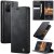 CaseMe Samsung Galaxy S20 Plus Magnetic Wallet Case with RFID Blocking Black