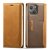 LC.IMEEKE iPhone 13 Mini Magnetic Stand Case With Card Slots Brown