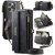 CaseMe iPhone 16 Pro Crossbody Wallet Case with RFID Blocking & Wireless Charging Black
