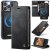 CaseMe iPhone 14 Pro 2-in-1 Magnetic Wallet Case – Wireless Charging & RFID Blocking Black