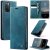 CaseMe Samsung Galaxy S20 Magnetic Wallet Case with RFID Blocking Blue