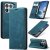 CaseMe Xiaomi 15 Pro Wallet Magnetic Suede Leather Case Blue