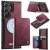 CaseMe Samsung Galaxy S24 Ultra Detachable Magnetic Wallet Case with RFID Blocking & Wireless Charging - Red