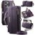 CaseMe iPhone 16 Pro Crossbody Wallet Case with RFID Blocking & Wireless Charging Purple