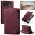CaseMe iPhone Duo Wallet Case with 2 Card Slots, RFID Blocking & Kickstand Red