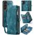 CaseMe Samsung Galaxy A37 2-in-1 Magnetic Wallet Case with Wrist Strap Blue