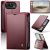 CaseMe iPhone Duo Wallet Case with 2 Card Slots, RFID Blocking & Wireless Charging Red