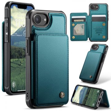 CaseMe iPhone 17e RFID Blocking Card Holder Kickstand Case Green