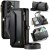 CaseMe Samsung Galaxy A57 Wallet RFID Blocking Crossbody Phone Case Black