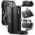 CaseMe iPhone 17 Pro Max Crossbody Wallet Case with RFID Blocking & Wireless Charging Black