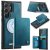 CaseMe Samsung Galaxy S24 Ultra Detachable Magnetic Wallet Case with RFID Blocking & Wireless Charging - Blue