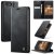 CaseMe iPhone 7 Plus/8 Plus Magnetic Wallet Case with RFID Blocking Black