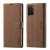 Forwenw Samsung Galaxy S20 Wallet Magnetic Kickstand Case Brown