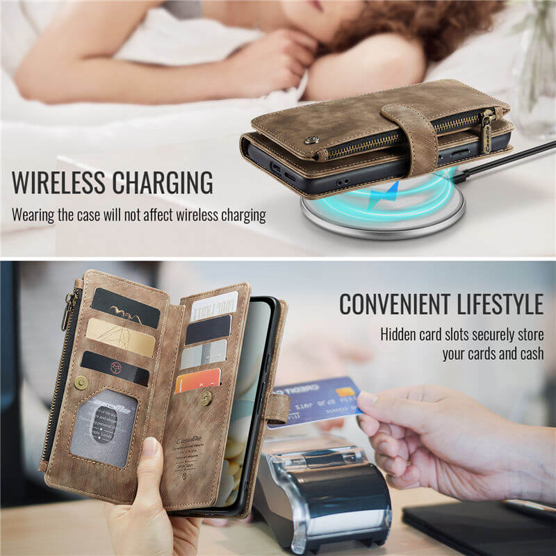 CaseMe Google Pixel 9A Wallet Case with Wrist Strap