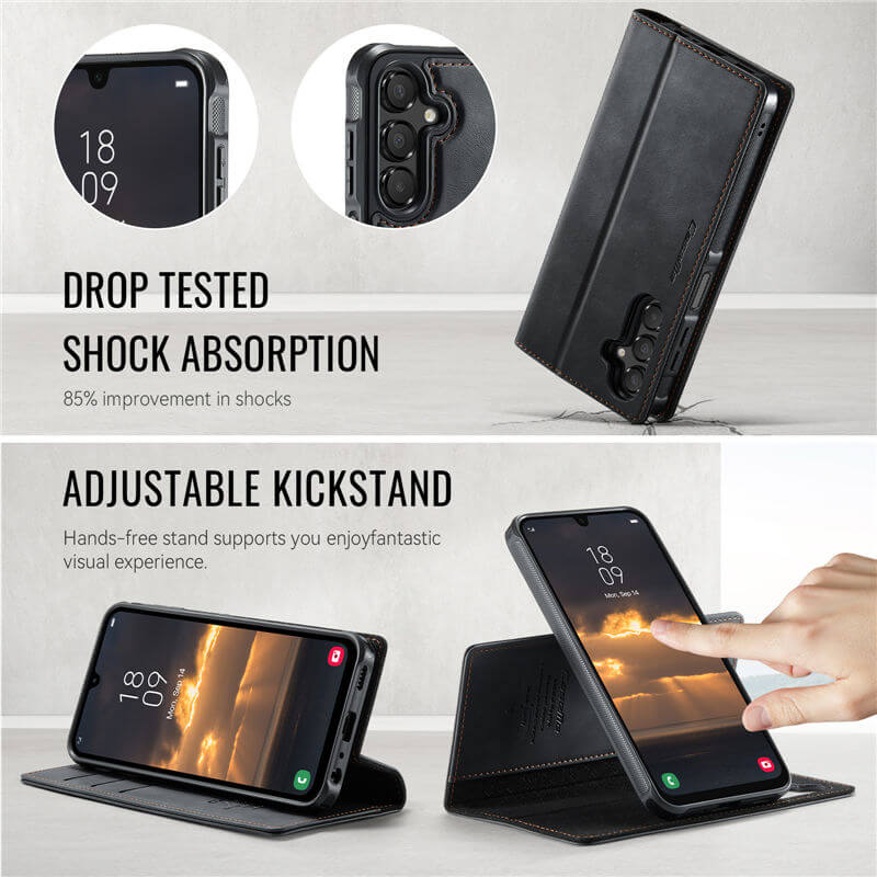 CaseMe Samsung Galaxy A15 2-in-1 Magnetic Wallet Case