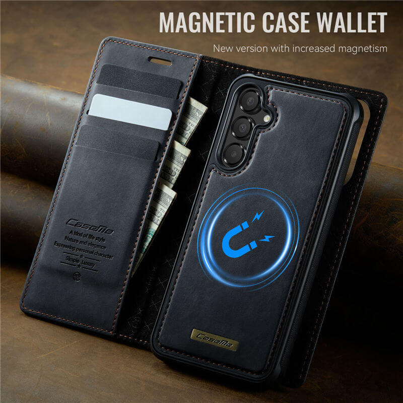 CaseMe Samsung Galaxy A15 2-in-1 Magnetic Wallet Case