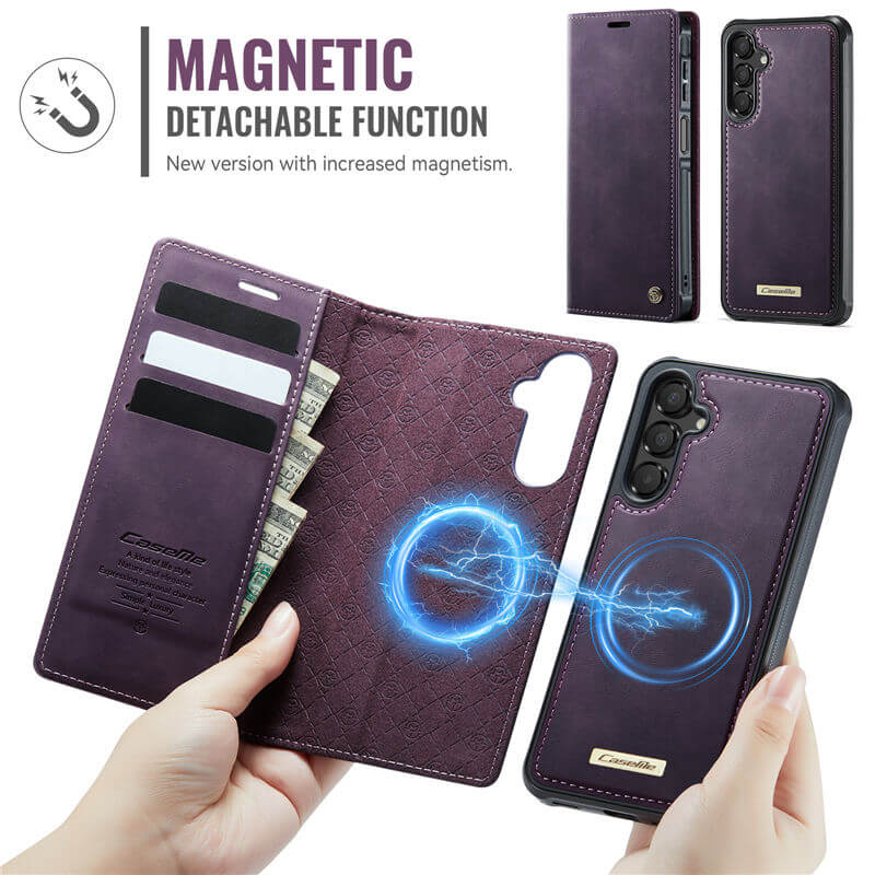 CaseMe Samsung Galaxy A15 2-in-1 Magnetic Wallet Case