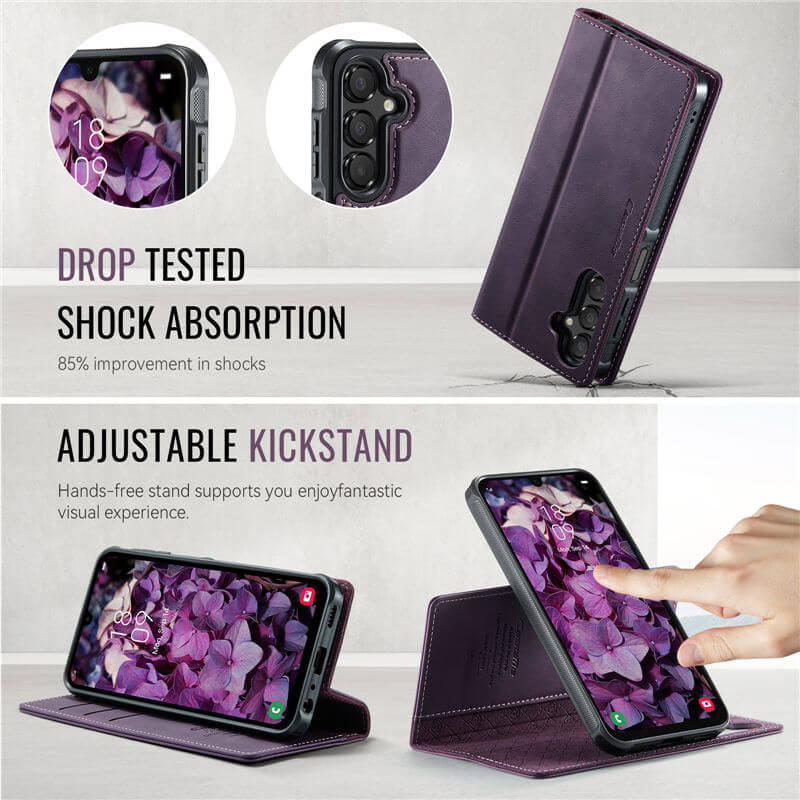 CaseMe Samsung Galaxy A15 2-in-1 Magnetic Wallet Case