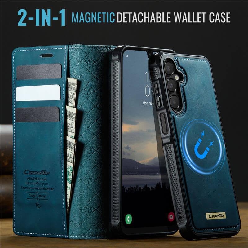 CaseMe Samsung Galaxy A16 5G 2-in-1 Magnetic Wallet Case