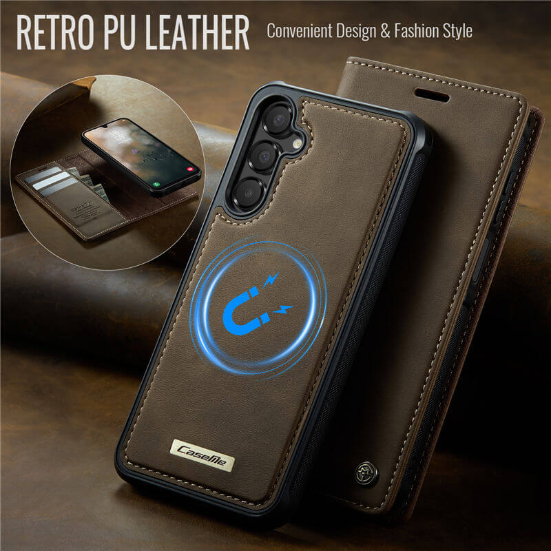 CaseMe Samsung Galaxy A16 5G 2-in-1 Magnetic Wallet Case