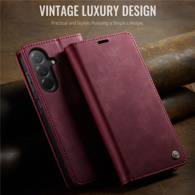CaseMe Samsung Galaxy A17 Magnetic Wallet Case with RFID Blocking