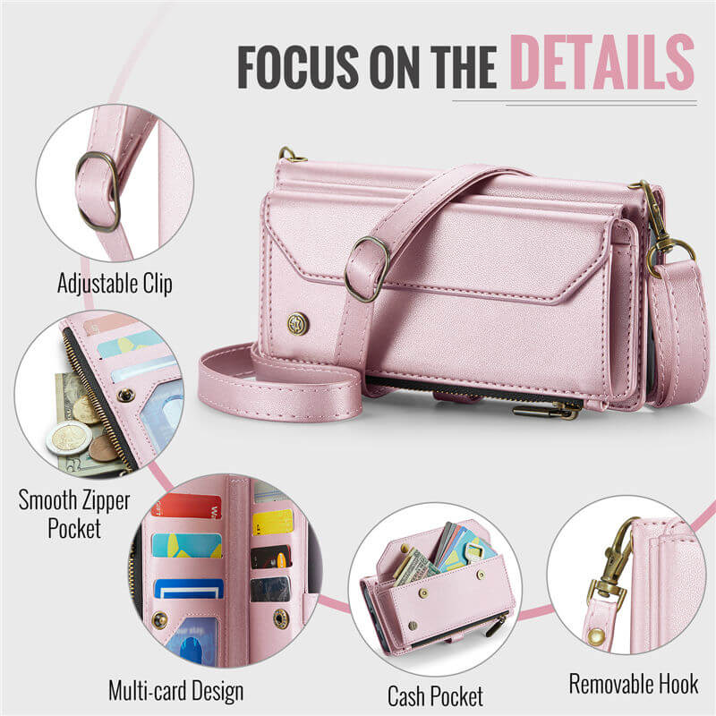 CaseMe Samsung Galaxy A17 Wallet RFID Blocking Crossbody Phone Case