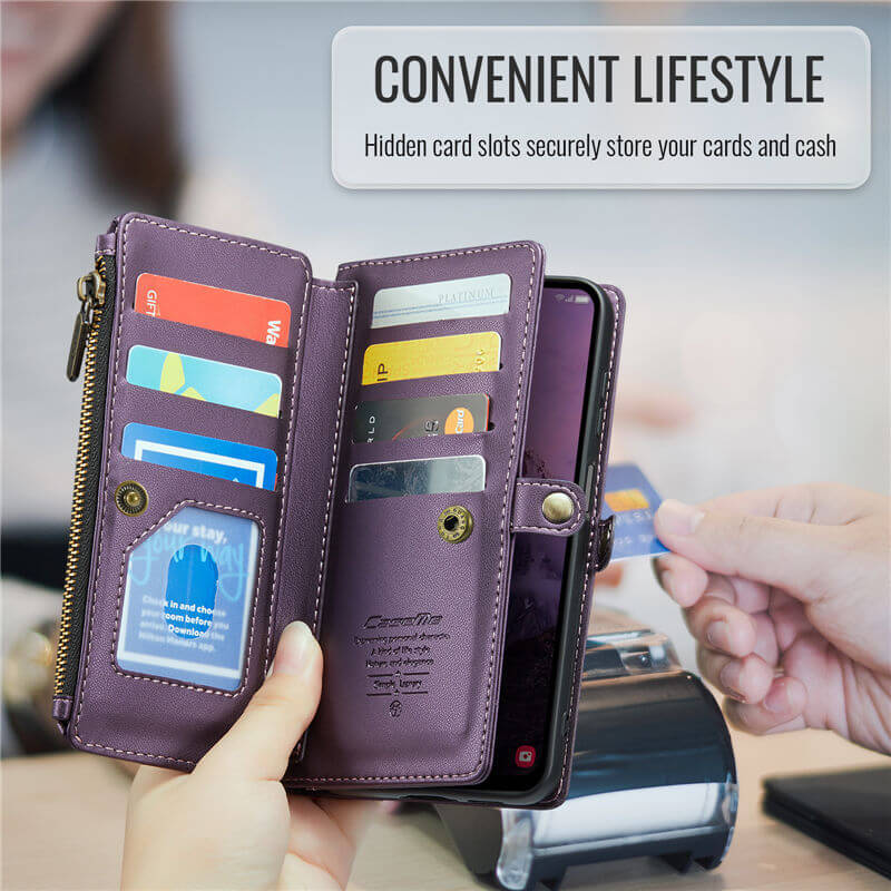 CaseMe Samsung Galaxy A17 Wallet RFID Blocking Crossbody Phone Case