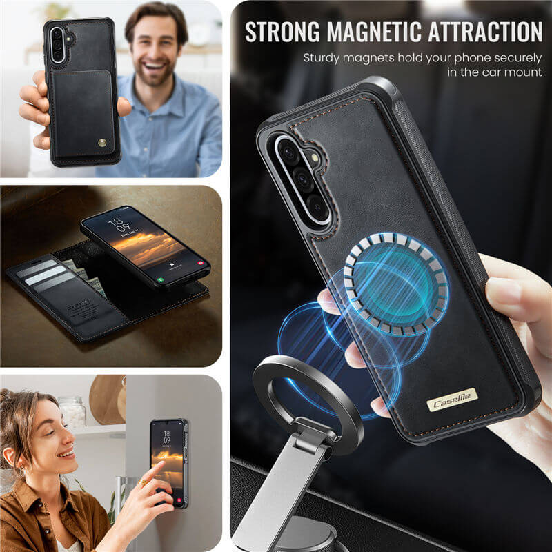CaseMe Samsung Galaxy A17 2-in-1 Magnetic Wallet Case
