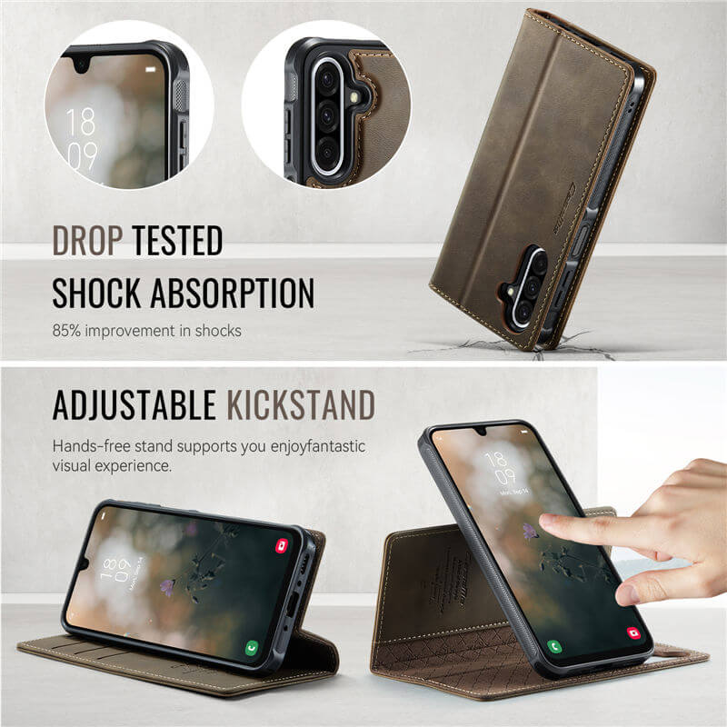 CaseMe Samsung Galaxy A17 2-in-1 Magnetic Wallet Case