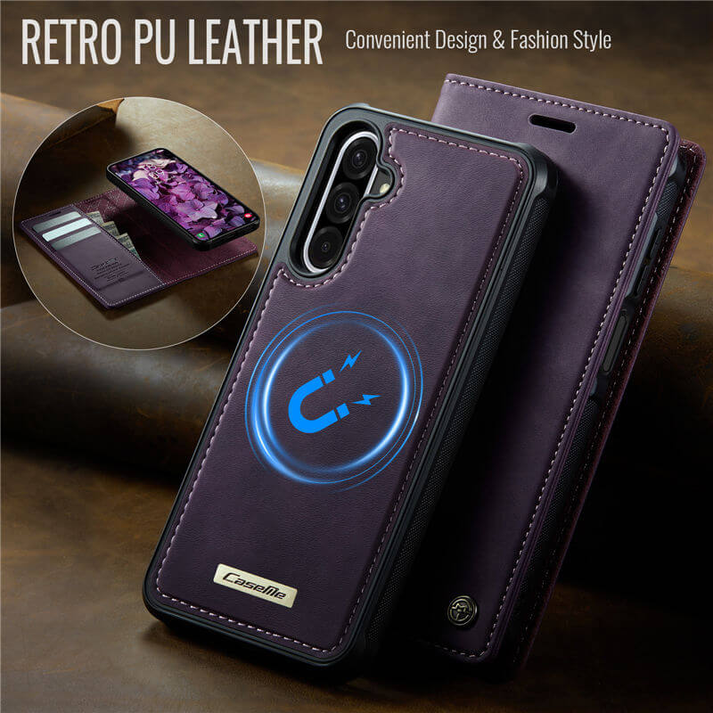 CaseMe Samsung Galaxy A17 2-in-1 Magnetic Wallet Case