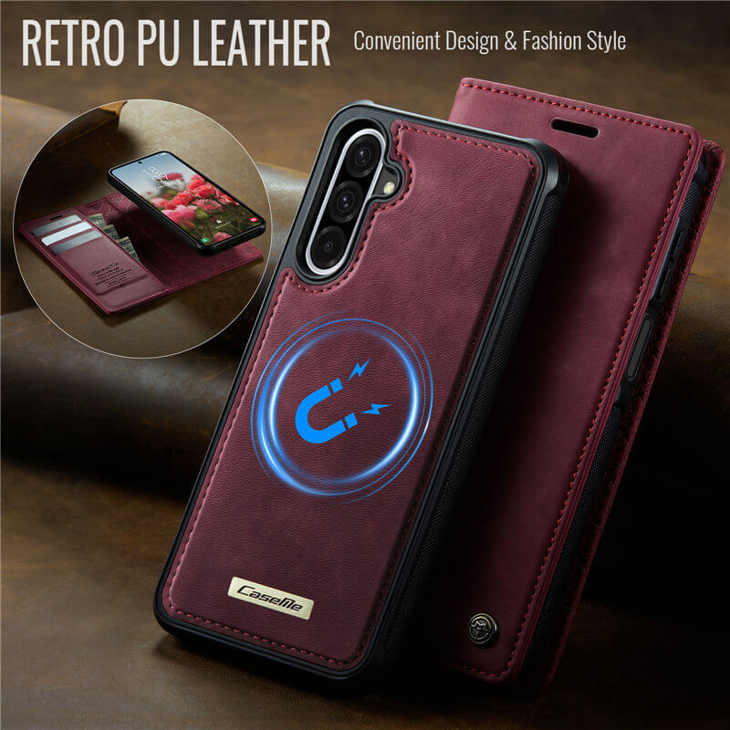 CaseMe Samsung Galaxy A17 2-in-1 Magnetic Wallet Case