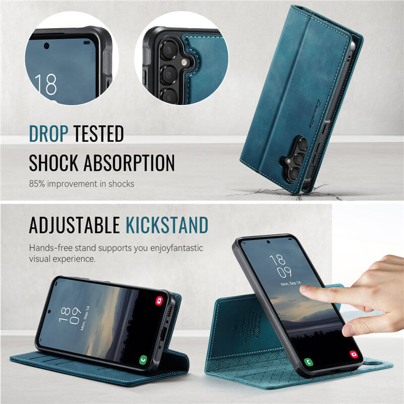 CaseMe Samsung Galaxy A55 2-in-1 Magnetic Wallet Case