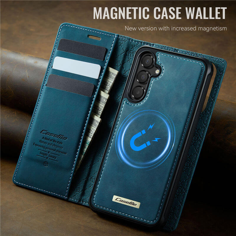CaseMe Samsung Galaxy A55 2-in-1 Magnetic Wallet Case