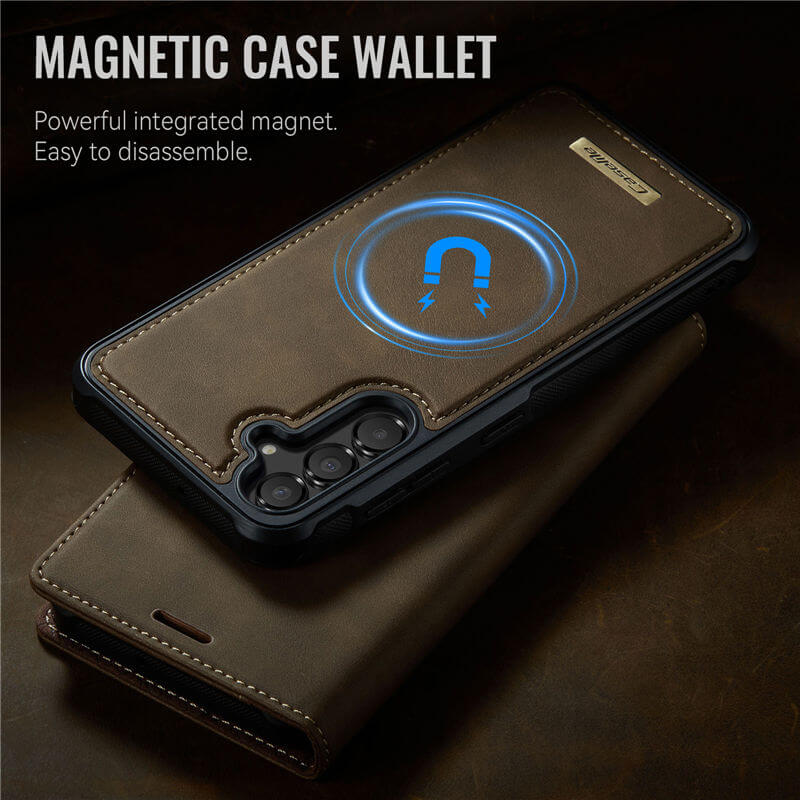 CaseMe Samsung Galaxy A55 2-in-1 Magnetic Wallet Case