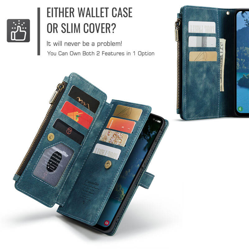 CaseMe Samsung Galaxy A36 5G Wallet Case with Wrist Strap
