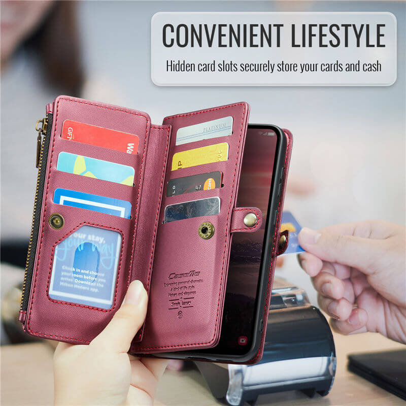 CaseMe Samsung Galaxy A56 5G Wallet RFID Blocking Crossbody Phone Case