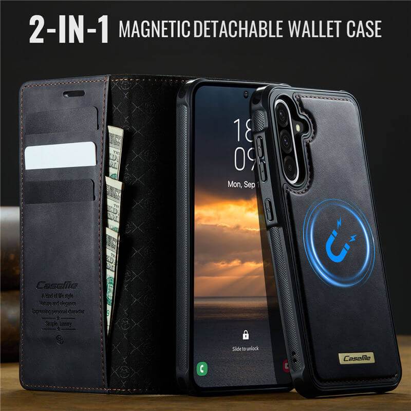CaseMe Samsung Galaxy A56 5G 2-in-1 Magnetic Wallet Case