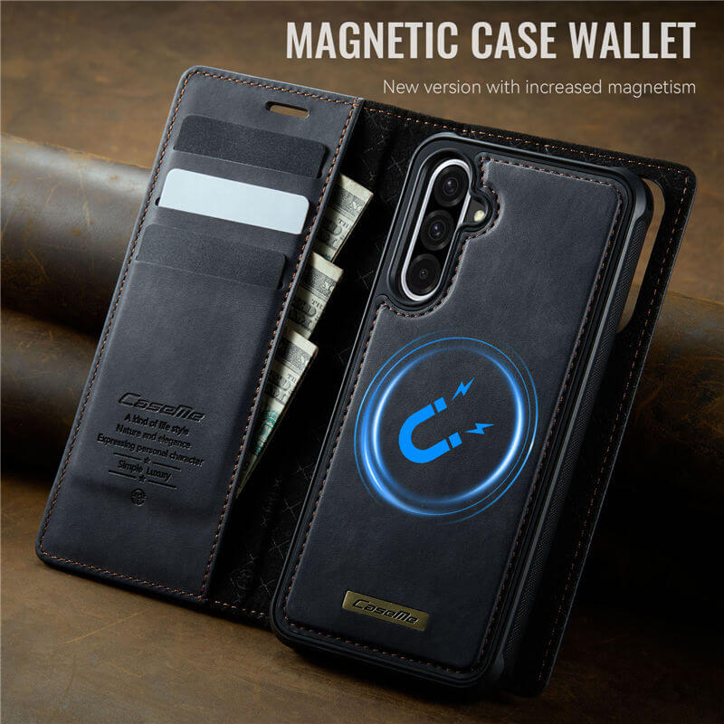 CaseMe Samsung Galaxy A56 5G 2-in-1 Magnetic Wallet Case