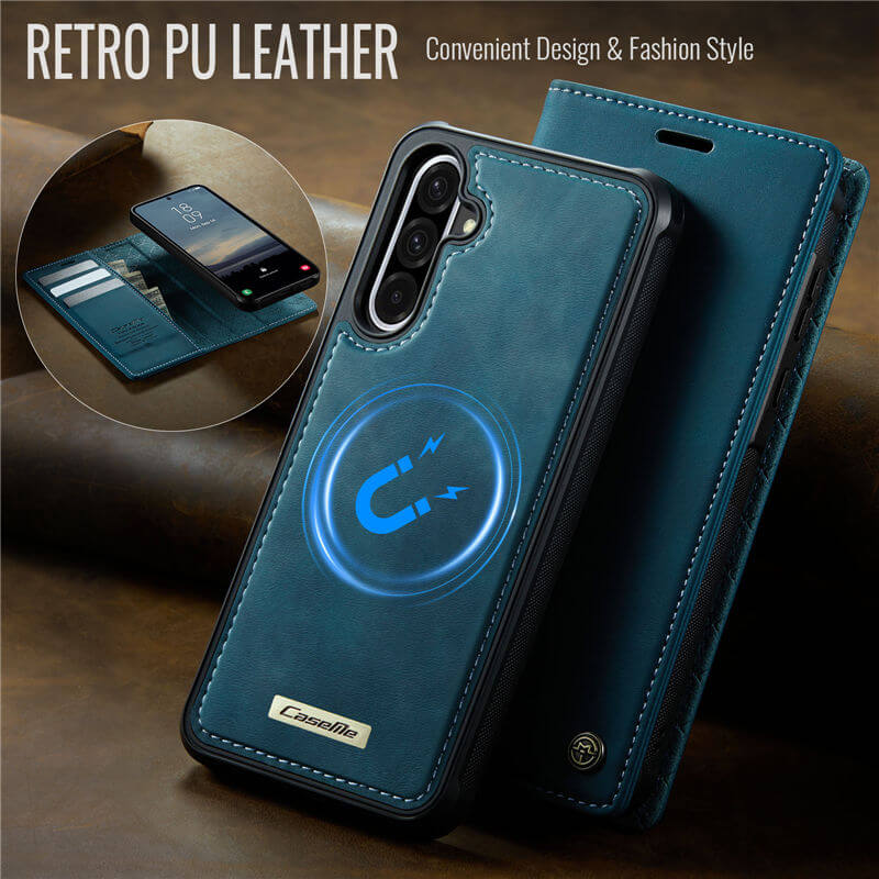 CaseMe Samsung Galaxy A56 5G 2-in-1 Magnetic Wallet Case
