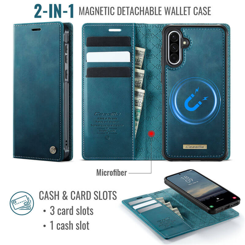 CaseMe Samsung Galaxy A56 5G 2-in-1 Magnetic Wallet Case