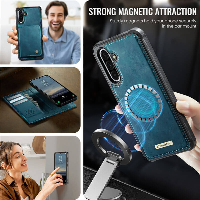 CaseMe Samsung Galaxy A56 5G 2-in-1 Magnetic Wallet Case