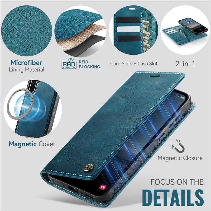 CaseMe Samsung Galaxy A56 5G 2-in-1 Magnetic Wallet Case