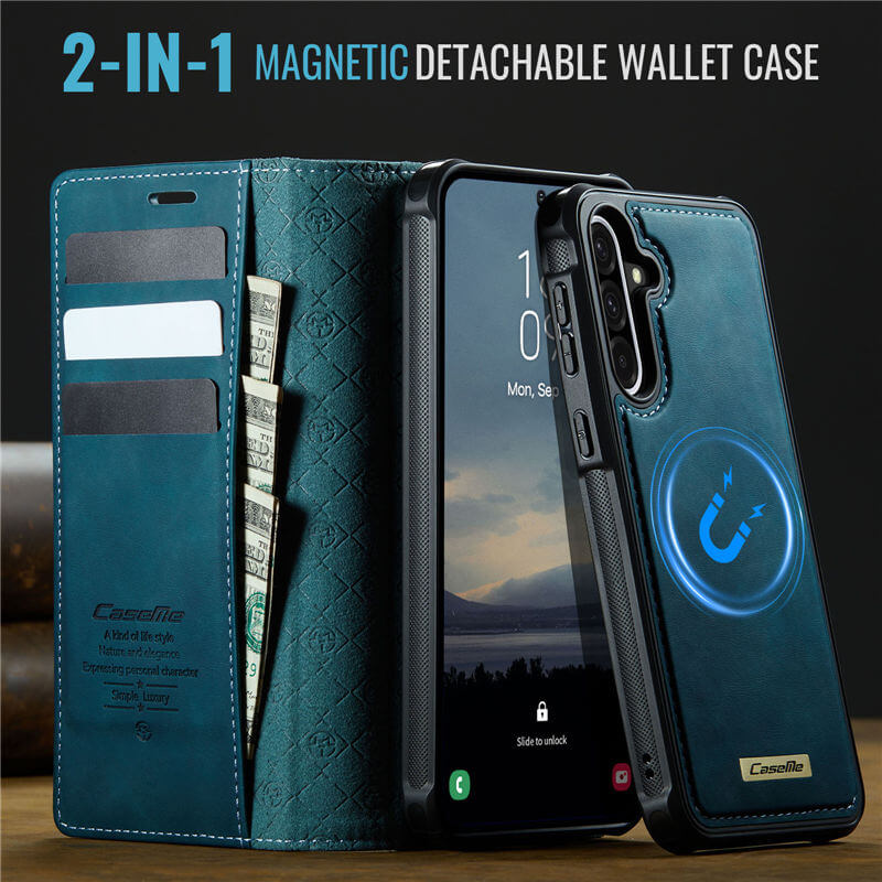 CaseMe Samsung Galaxy A56 5G 2-in-1 Magnetic Wallet Case