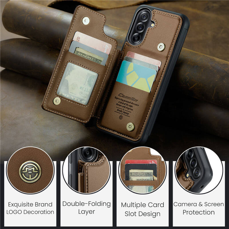 CaseMe Samsung Galaxy A36 5G RFID Blocking Card Holder Case
