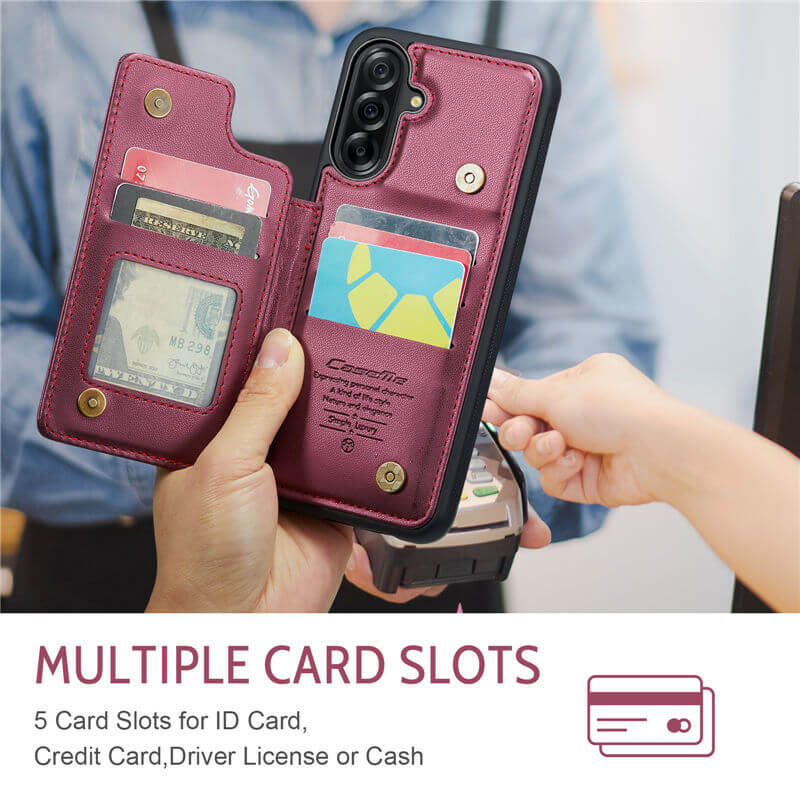 CaseMe Samsung Galaxy A36 5G RFID Blocking Card Holder Case