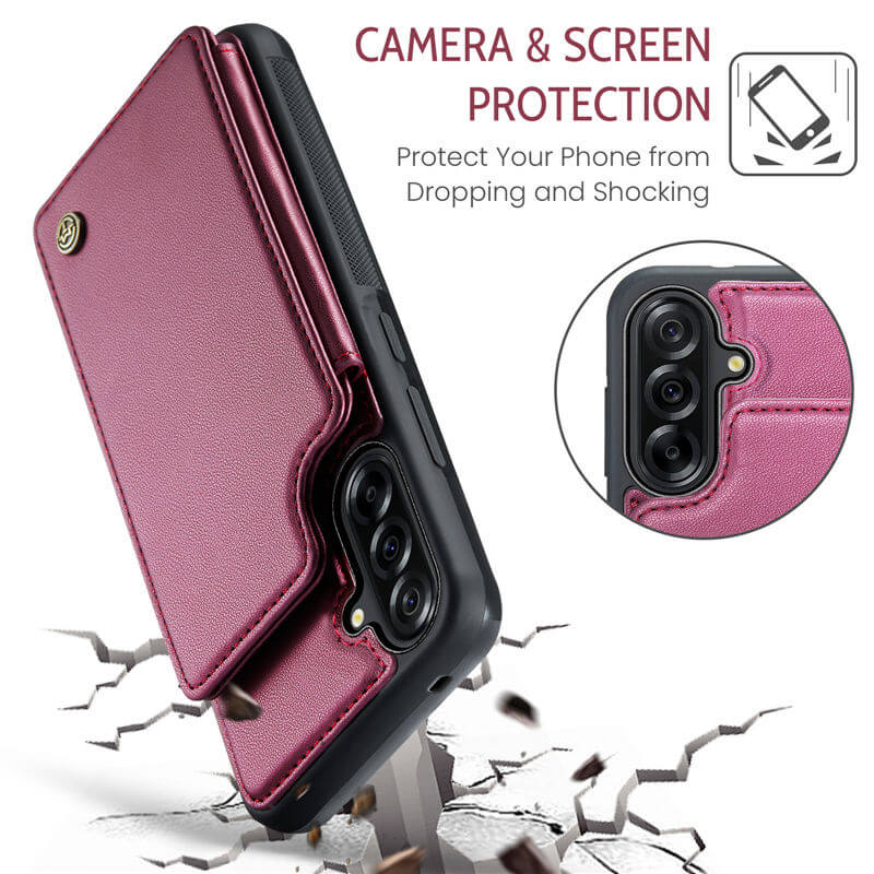 CaseMe Samsung Galaxy A36 5G RFID Blocking Card Holder Case